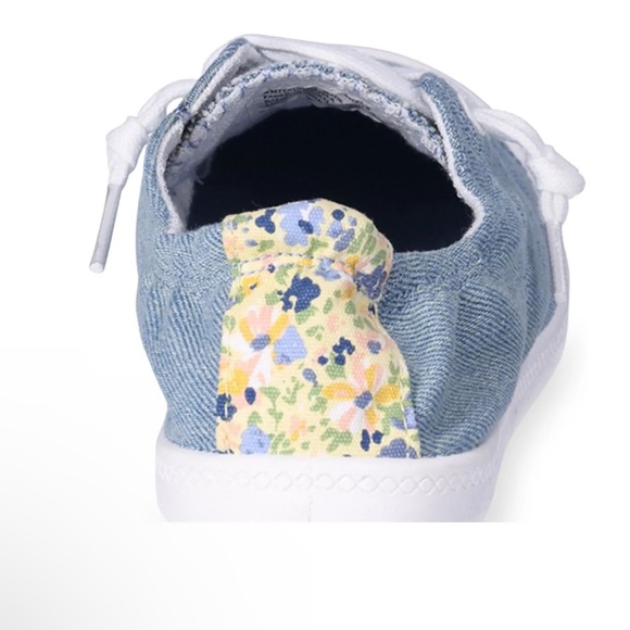 Floral Blue Shoes - Picture 3 of 3